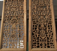 838- 200 YEAR OLD CARVED CHINESE DOORS