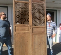 840- 200 YEAR OLD CARVED CHINESE DOORS