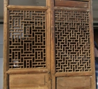 841- 200 YEAR OLD CARVED CHINESE DOORS