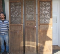852- 200 YEAR OLD CARVED CHINESE DOORS