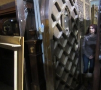 04- 2 GREAT ANTIQUE CASTLE DOORS - C. 1800 - 3