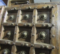 919-ANTIQUE PRS. OF CASTLE DOORS - ABOUT 300 YEARS OLD!- 86'' h x 50'' w