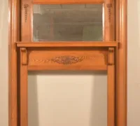 8C..C. 1890...80" H X 54.25" W X 12" D