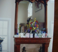 174....sold...antique-carved-tall-fireplace-mantle