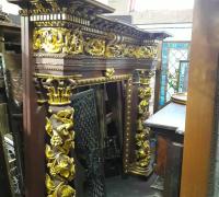 2L.Great-Carved-Antique-Mantle-.c.1880