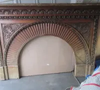 8C-RARE-ARCHED-OPENING-ANTIQUE-MANTLE-C.-1870-72-W-X-52-H-CAN-RAISE-HEIGHT