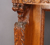 404-antique-carved-lion-fireplace-mantle