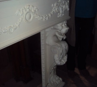 421-antique-carved-lion-fireplace-mantle