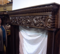 430- sold - antique-carved-fireplace-mantle