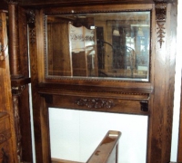 432- sold - antique-carved-tall-fireplace-mantle