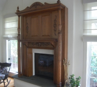 578  sold -antique-carved-tall-fireplace-mantle