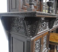 959 - Finest Carved Back Bar - Mantle in the USA- 120\'\'h x 104\'\' w x 24\'\' d