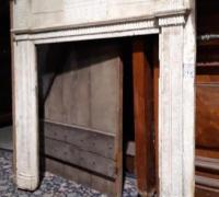 24A.....52" W X 56" H C. 1800....FINEST SMALL FEDERAL ANTIQUE MANTLE