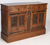227 - sold - antique-carved-front-bar-short-sideboards