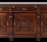 228 -antique-carved-front-bar-short-sideboards