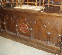 37 B- sold - antique-carved-front-bar-carved-altar