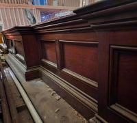 5G...GREAT ANTIQUE  FRONT  BAR  -   20 FT 4"  L - C. 1880   ---