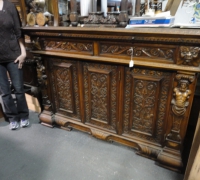 63-sold -antique-carved-figural-front-bar-short-sideboards