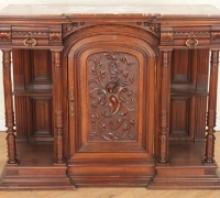 788.....39 INCHES H X 51 INCHES W X 17.5 D MAHOGANY SERVER