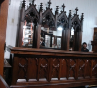 4-sold....antique-carved-altar-top-into-back-bar-gothic-railing-into-front-bar