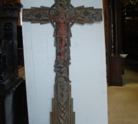 757* -sold....antique-gothic-iron-crosses-5-different-54-h