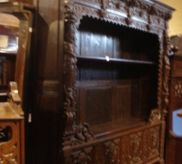 130 - sold - antique-carved-gothic-sideboard
