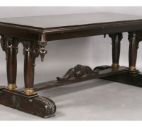 131-antique-carved-gothic-table