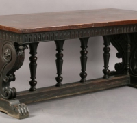 142-antique-carved-gothic-table