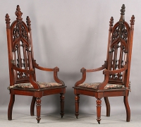 144-pair-of-antique-carved-gothic-chairs
