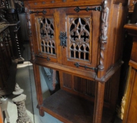 195- sold - sold-antique-carved-gothic-cabinet