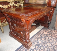 200-sold-antique-griffin-carved-gothic-desk