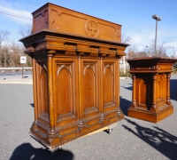 220-sold...antique-carved-gothic-altar-and-pulpit