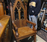 230 - sold - antique-carved-gothic-chair