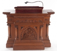 5......GREAT CARVED 48 W ALTAR....15 MORE PULPITS