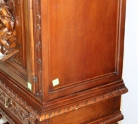 842- GREAT CARVED CABINET - 17\'\' H X 52\'\' W