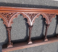 61-sold -antique-carved-gothic-railing-34-ft-long-x-28-h