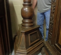 646 -sold - GIANT PR. OAK LIGHTS - 106\'\' H X 32\'\' W