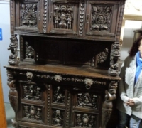 523 -sold-62\'\' w x 82\'\'h - circa 1800 - with 7 doors