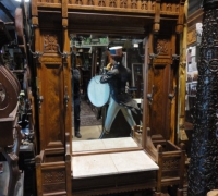 60-antique-carved-hall-rack-hall-mirror