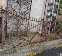 119...19 A ..c.1870....13 ft 6 " w x 62 " h...Rare Large Antique Driveway Gates....