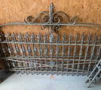 1TT-C.-1870-Antique-Driveway-Gates.12-Ft.-W-X-60 In.-H