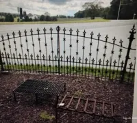 2D....c.1870.Great-Antique-Driveway-Gates.11-ft-w-x.-6-ft-h.-.-4-fence-PCs-.-6-posts