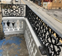 185....EXAMPLES OF ANTIQUE IRON INSTALLED