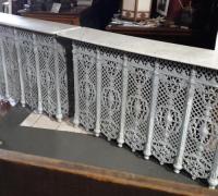 252....The Finest Antique Iron Front Bar...c.1880..9 ft to 15 ft long ..Can be any color....
