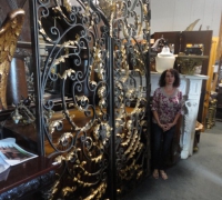 299-pair-of-great-antique-iron-and-brass-gates-6-w-x-8-6-h