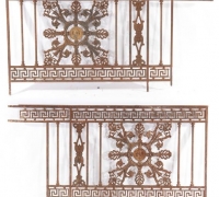 428...PAIR CAST IRON PANELS C. 1860 32
