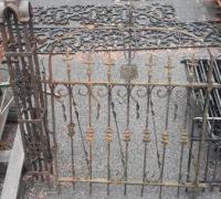 484.....Antique matching 2 gates and 6 posts...c.1860