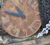 539.....C.1880.Antique-Iron-Clock-Face.51-w-x.-400-lbs