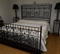 375...SOLD EXAMPLE.... MADE FROM ANTIQUE RAILING