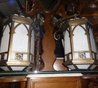13-pair-of-gothic-brass-hanging-lights